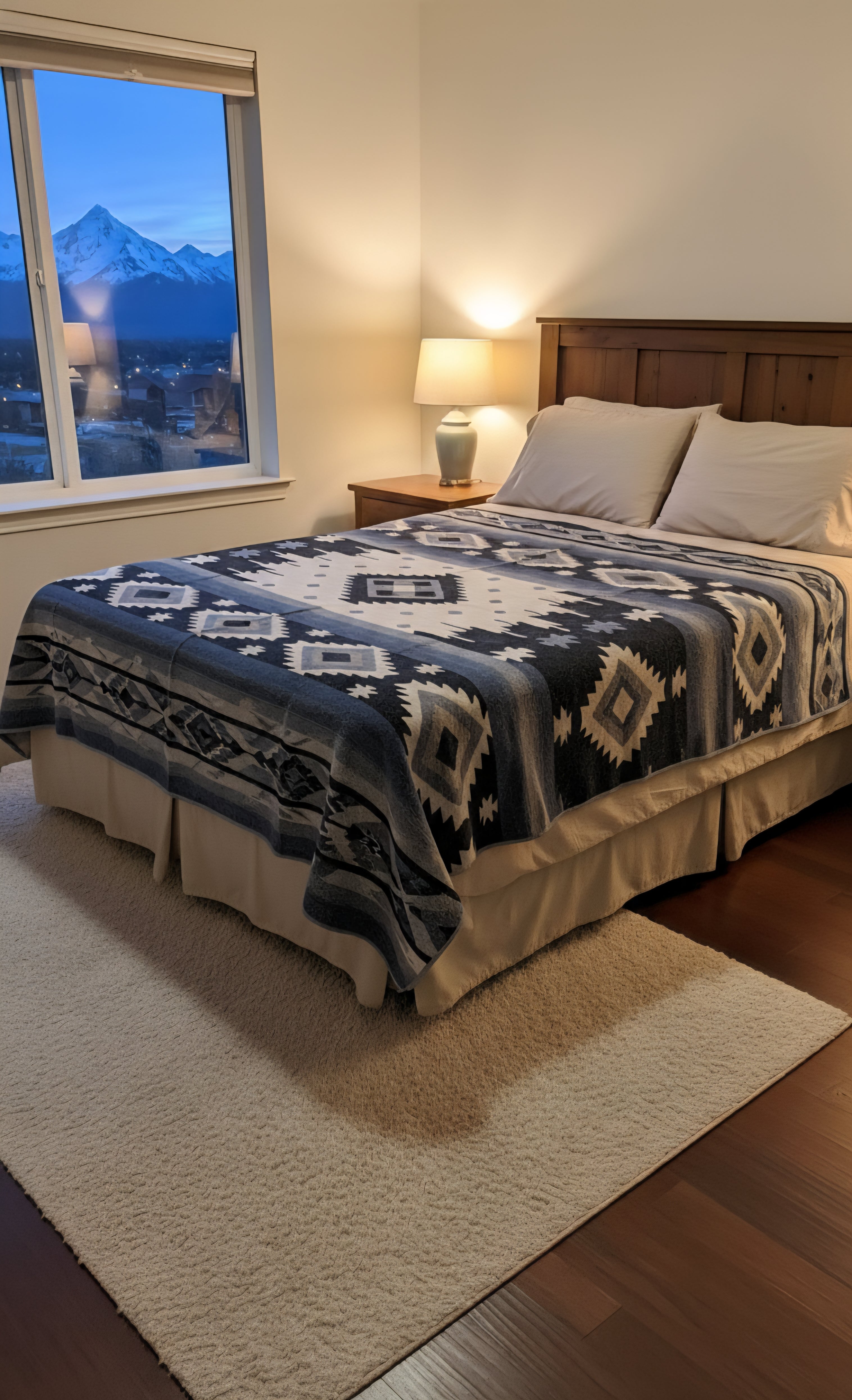 Andean Indigo Blanket